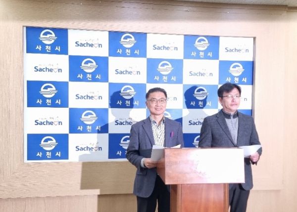 최동환 사천시의원, 시군의원선거구획정 관련 기자회견